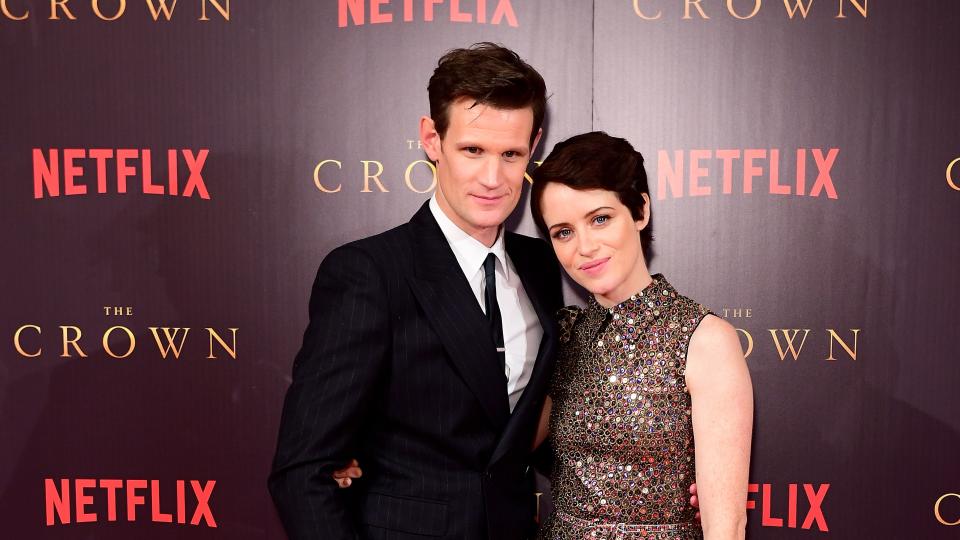 Matt Smith and Claire Foy (Credit: PA)