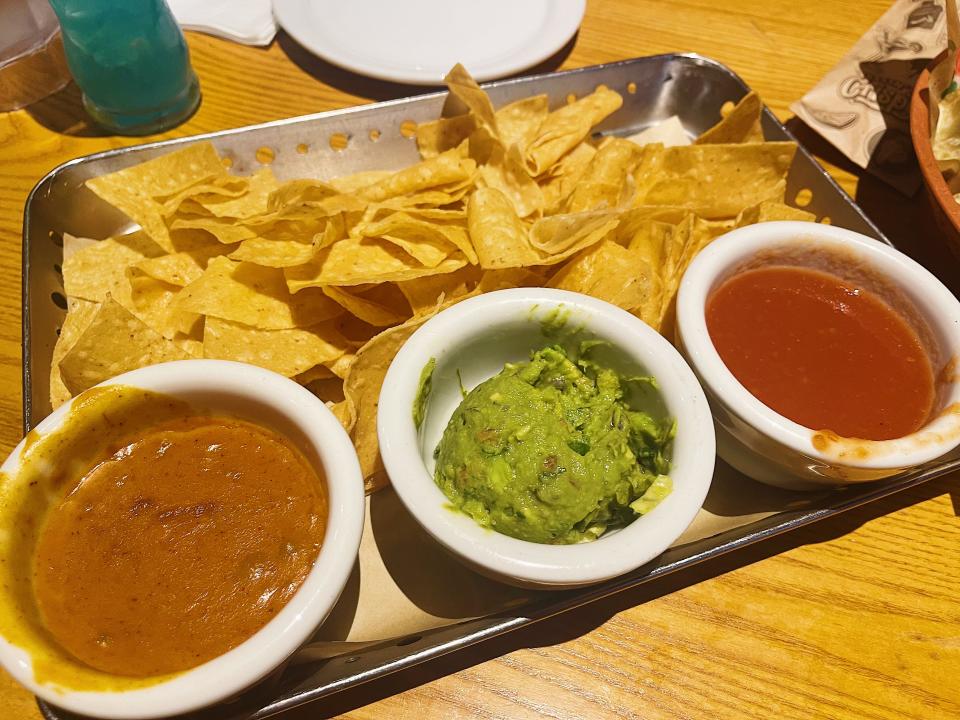 chilis restaurant dip trio