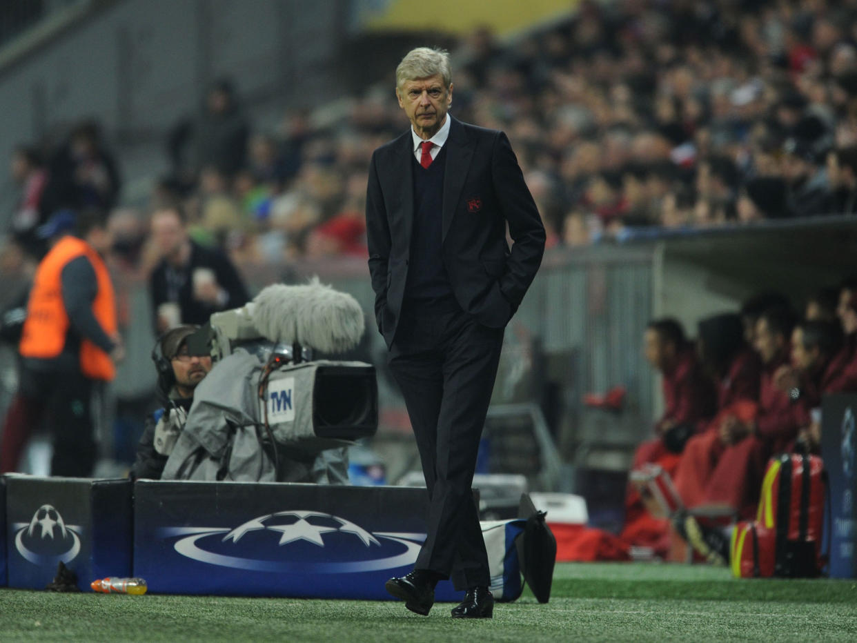 Arsene Wenger played 17 Champions League matches before arriving at Arsenal, compared to the club's 10: Getty