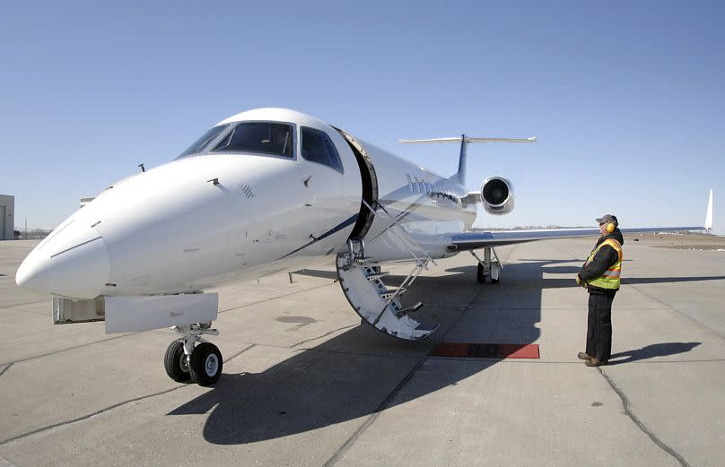 Private jets - the favoured transportation mode of the rich and famous.