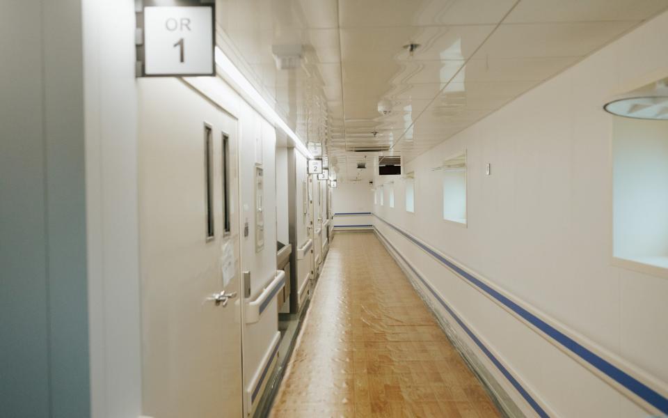 The shop's operating rooms corridor - Emily Frazier /Mercy Ships