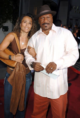 Ving Rhames with wife Deborah Reed at the Hollywood premiere of Paramount Classics' Hustle & Flow