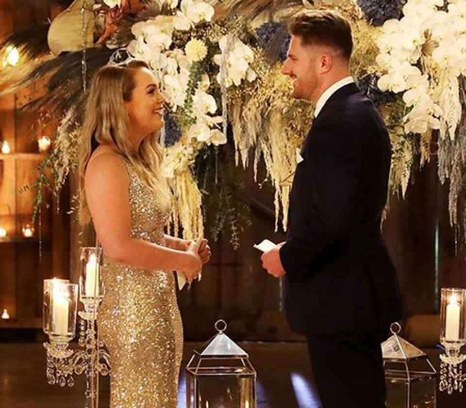 MAFS couple Melissa Rawson and Bryce Ruthven say their final vows to one another