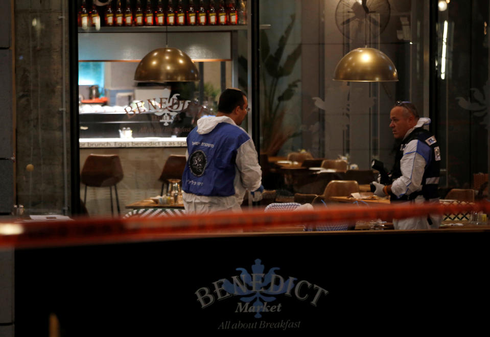 Shooting attack in central Tel Aviv