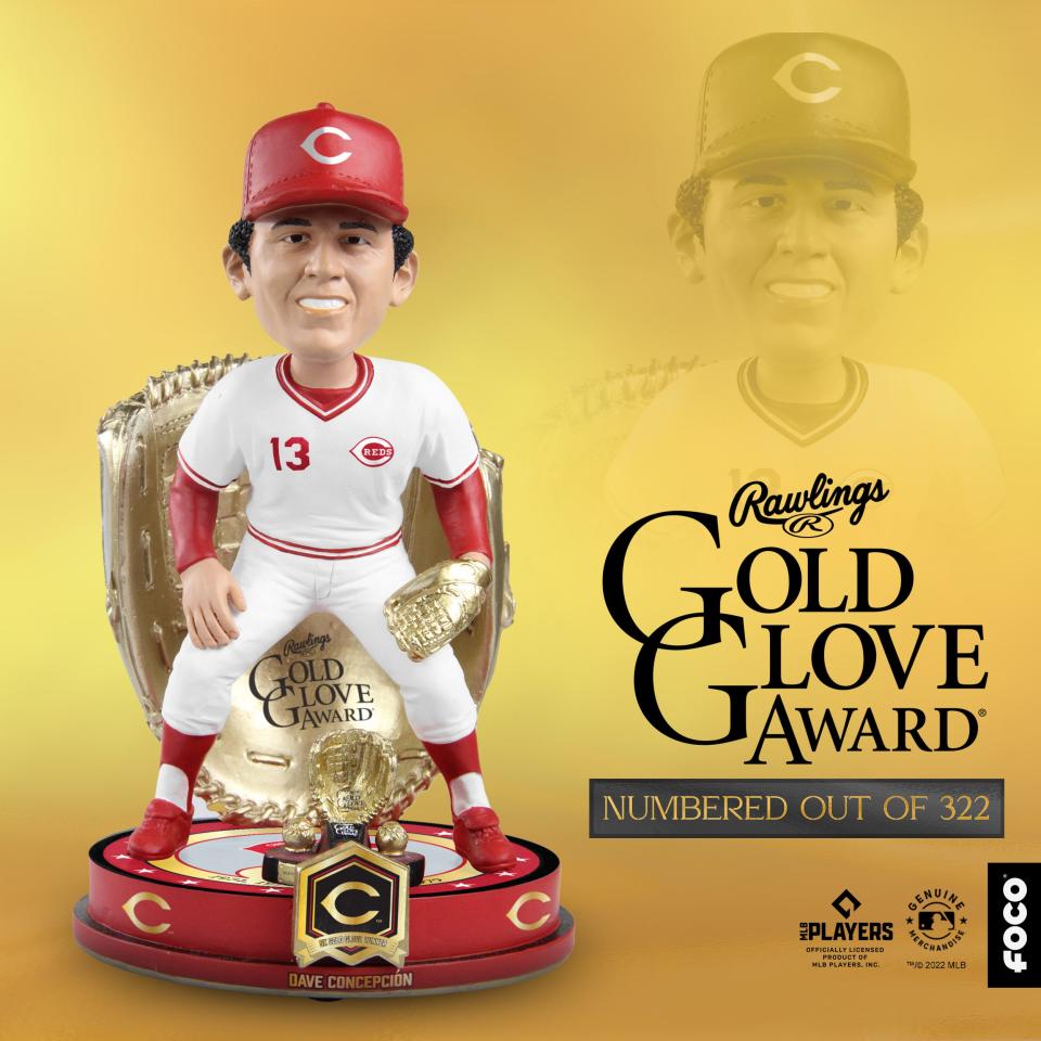 FOCO's Dave Concepcion Gold Glove award bobblehead