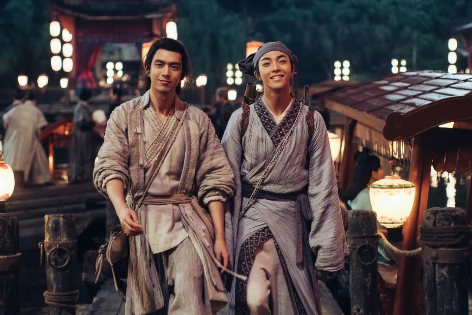 Scholar Wang Zijin (Chen Li-nung) and fox demon Bai Shisan (Li Xian) in Soul Snatcher.