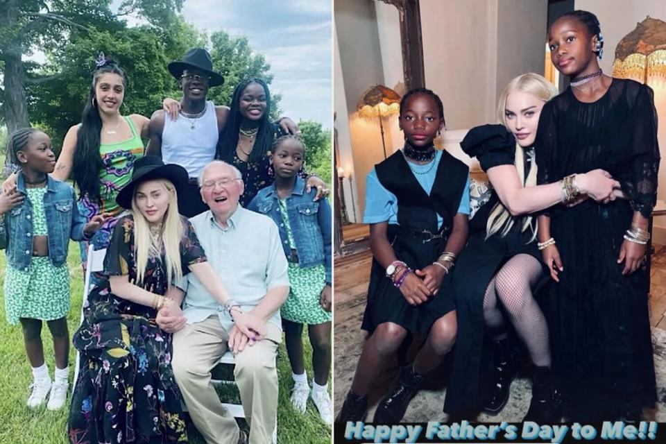Madonna Celebrates Herself on Father’s Day With Instagram Photos With Each of Her Kids https://www.instagram.com/madonna/?hl=en