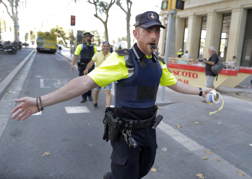 Bilder von den Anschlägen in Barcelona und Cambrils