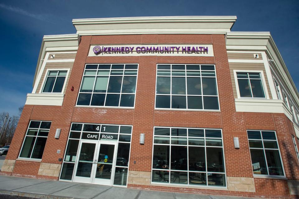 The new Edward M. Kennedy Community Health Center at 41 Cape Road (Route 140) in Milford, Feb. 7, 2024.