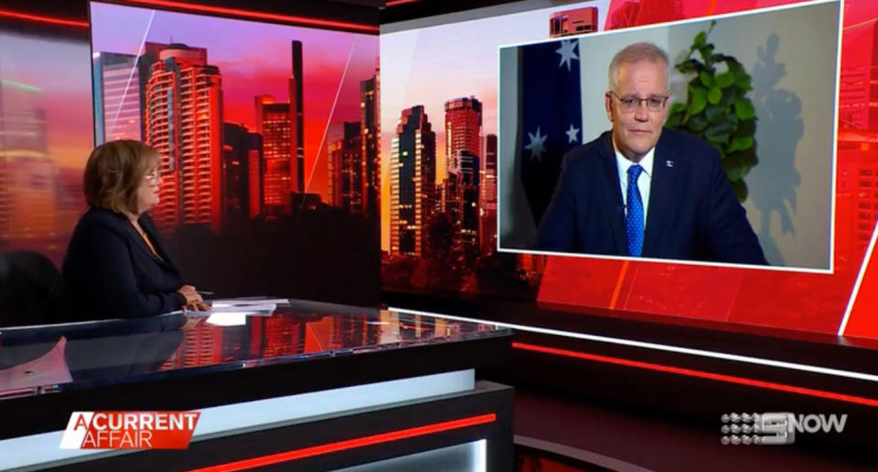 Scott Morrison appeared on A Current Affair ahead of Saturday's Federal Election. Source: A Current Affair