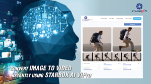 Convert Image to Video Instantly using Starbox AI ViPro.