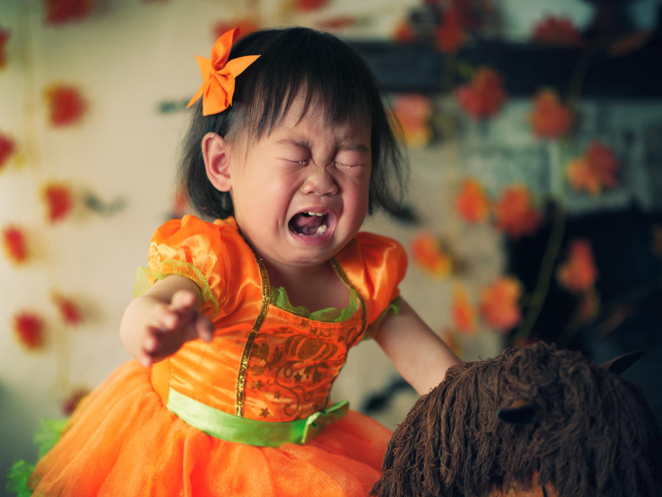 Halloween can be frightening for some little ones [Photo: Getty]