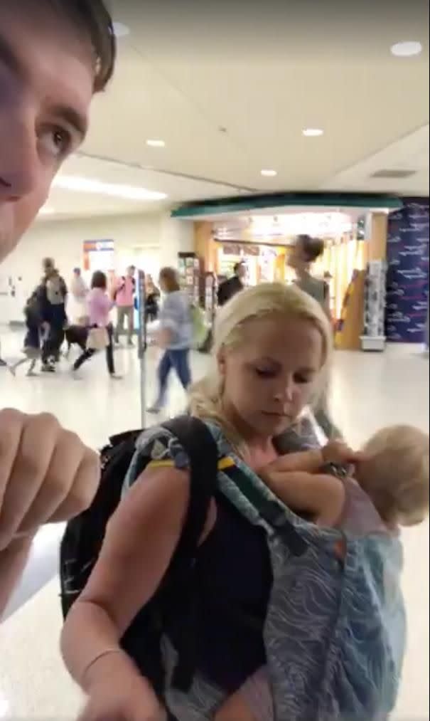 A family were kicked off their flight because their children were being 'rowdy'. Photo: Facebook