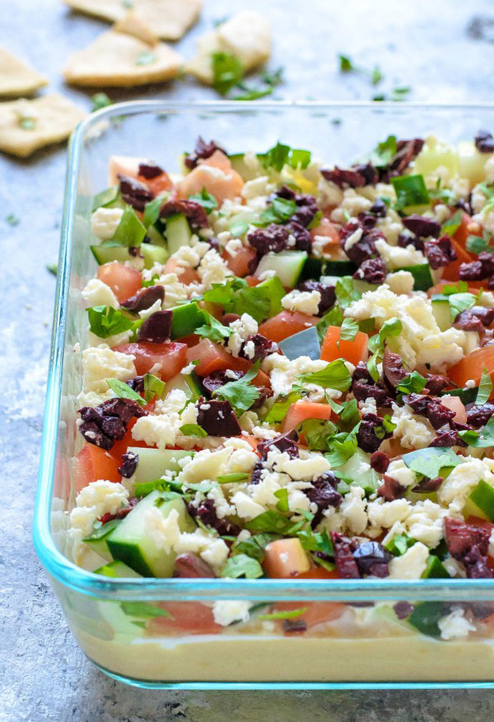 SKINNY GREEK LAYER DIP