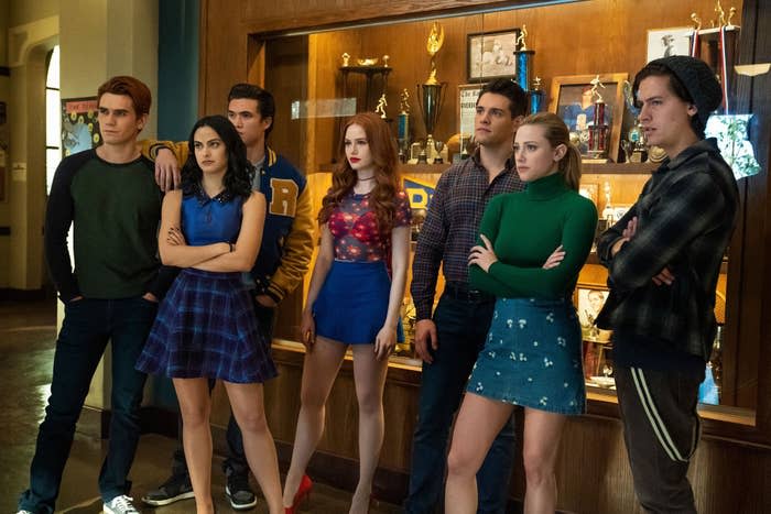 The cast of "Riverdale"