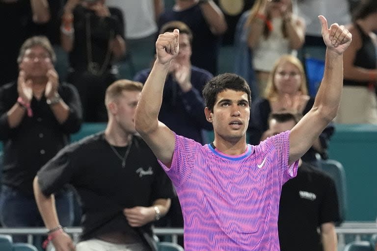 Carlos Alcaraz busca meterse en las semifinales del Masters 1000 de Miami: el español ganó recientemente Indian Wells