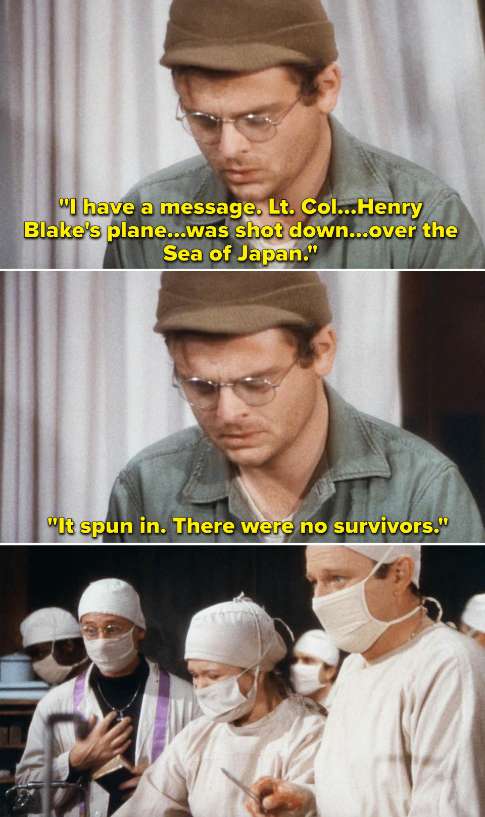 Screenshots from "M*A*S*H"