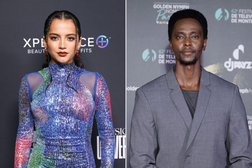 Isabela Merced and Edi Gathegi