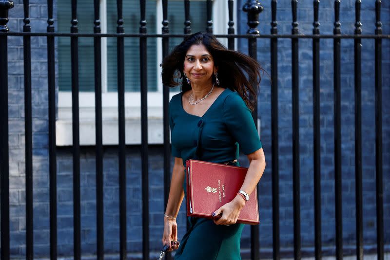 FILE PHOTO: Cabinet meeting at Downing Street in London