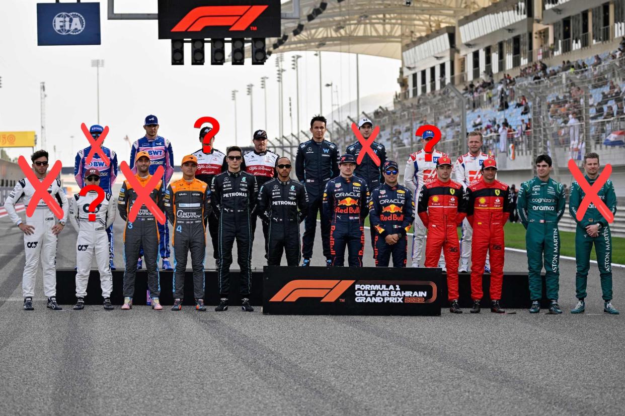 F1 2023 Drivers Grid