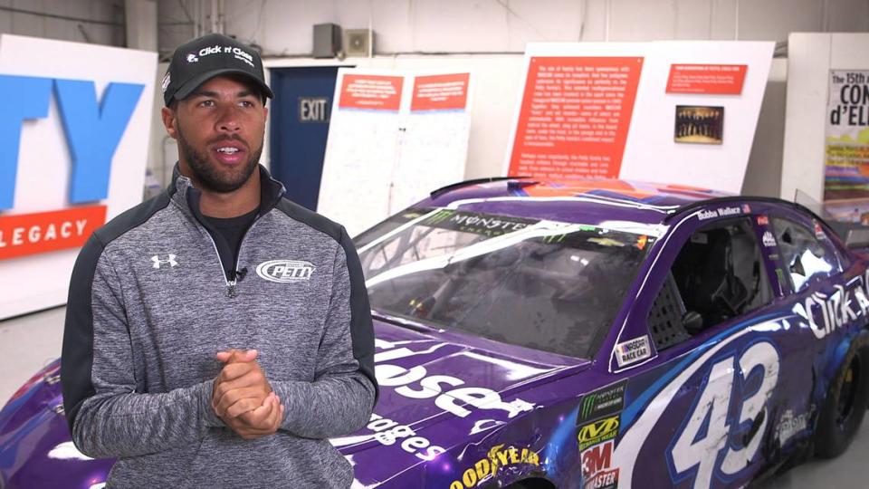 Julien’s Auctions says NASCAR star Darrell “Bubba” Wallace Jr.’s 2018 Daytona 500 Chevrolet Camaro ZL1 will be sold at the MusiCares Auction, Sept. 9 in Beverly Hills.