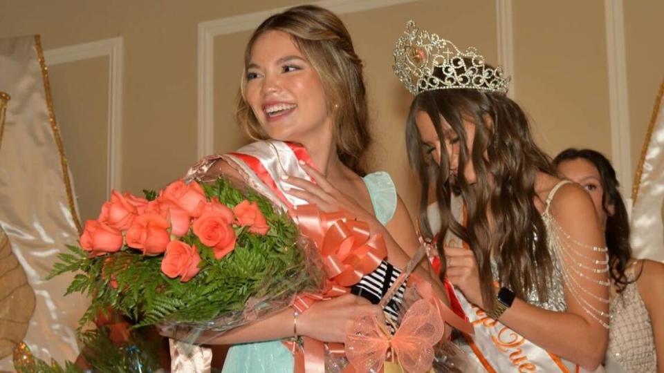 Baylie Gollott-Ho was crowned 2024 Shrimp Queen as part of the Blessing of the Fleet festivities.