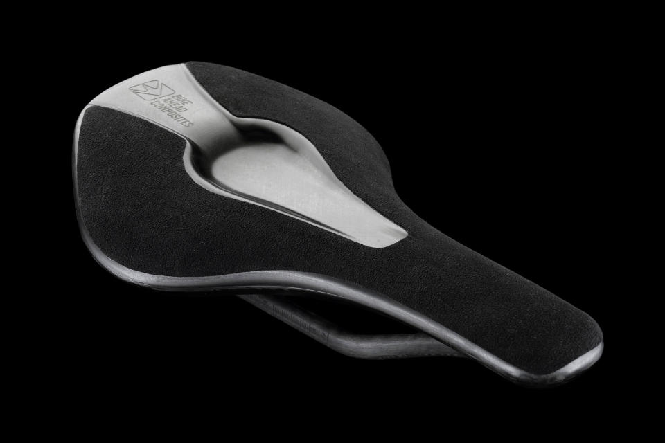 Bike Ahead The Hypersaddle ultra-lightweight full carbon comfort saddle, top