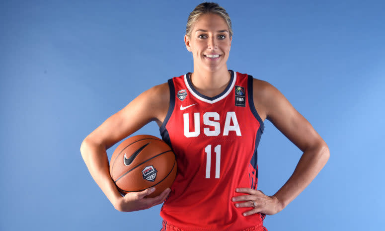 Elena Delle Donne representing Team USA.