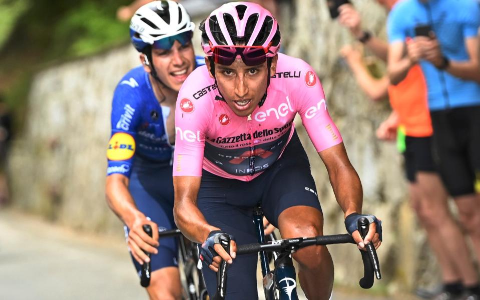 Joao Almeida and Egan Bernal - AP