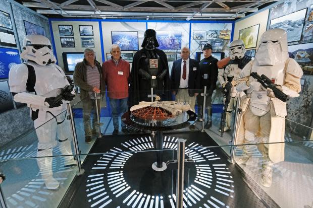 Millennium Falcon exhibition opens to the public