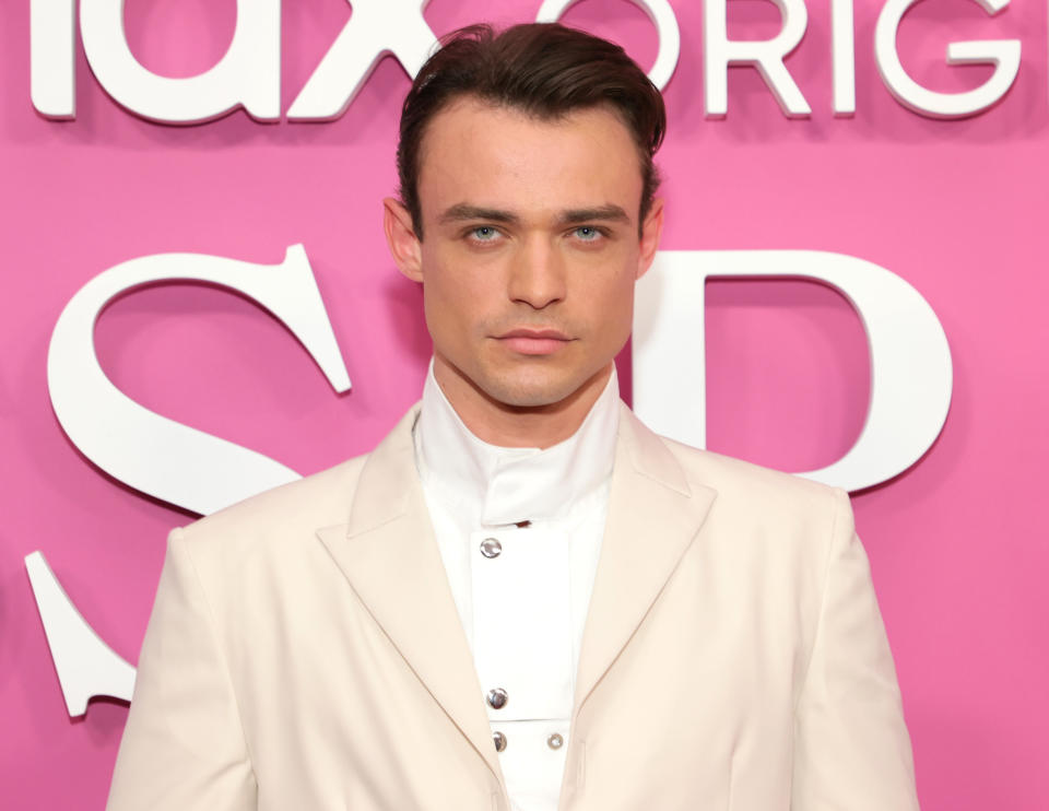 Thomas Doherty attends the "Gossip Girl" New York Premiere at Spring Studios on June 30, 2021 in New York City