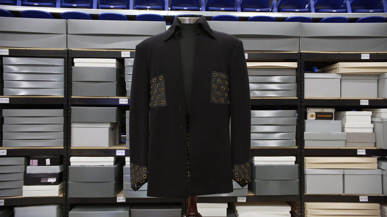 The black grommet jacket from Graceland's collection. (NBC News)