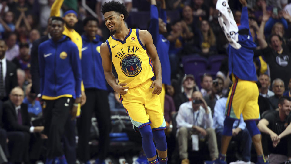 Quinn Cook has played 29 games for the Warriors. (AP)