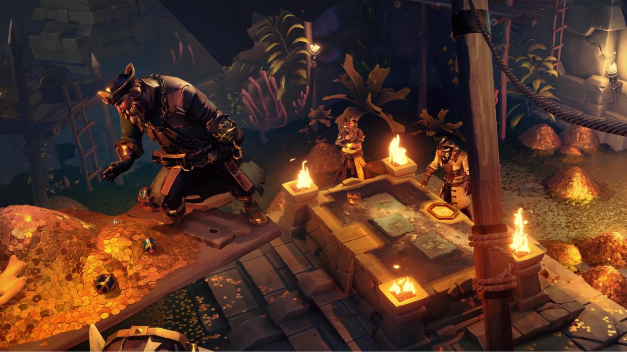  Sea of Thieves gold piles. 