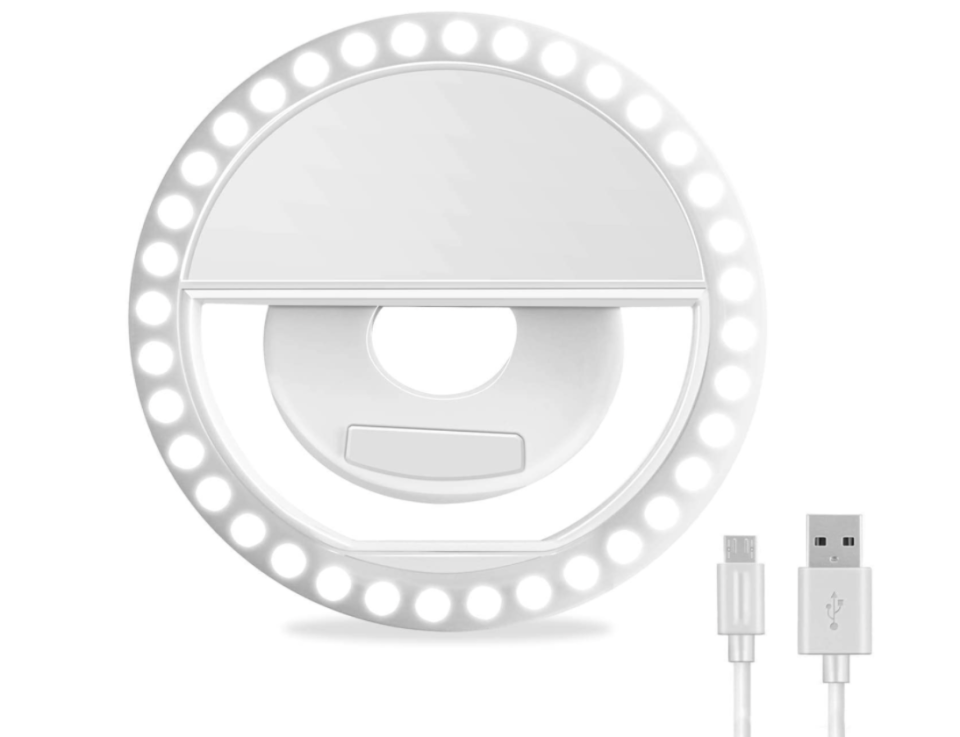 An itty-bitty clip-on ring light for FaceTime and Zoom. (Photo: Amazon)