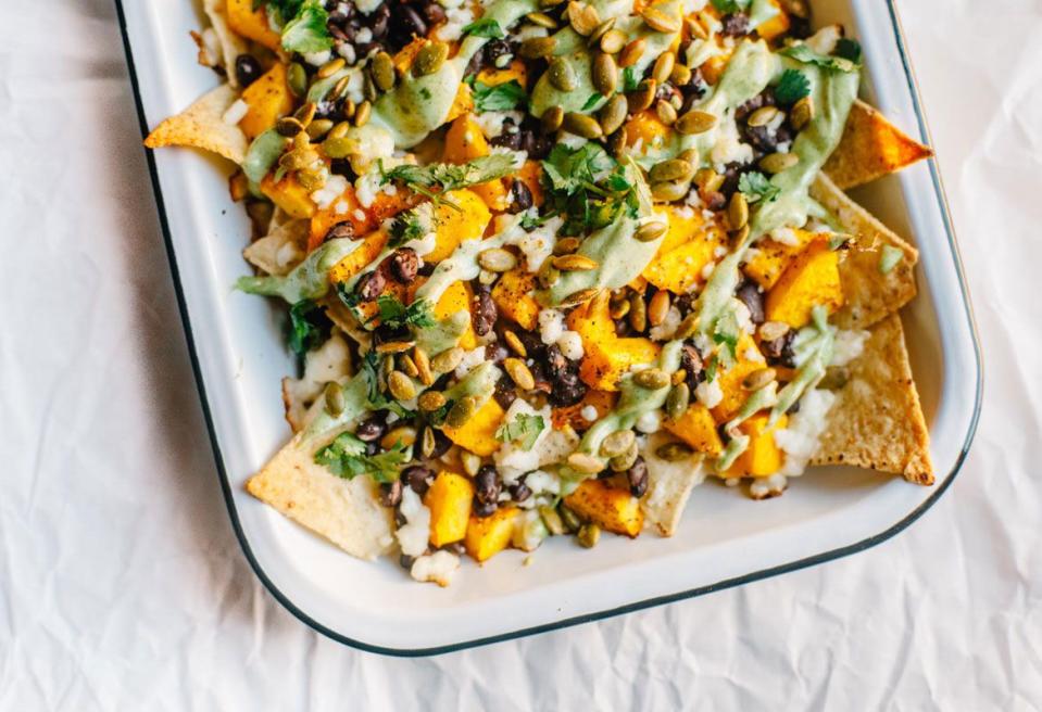 Loaded Pumpkin Nachos