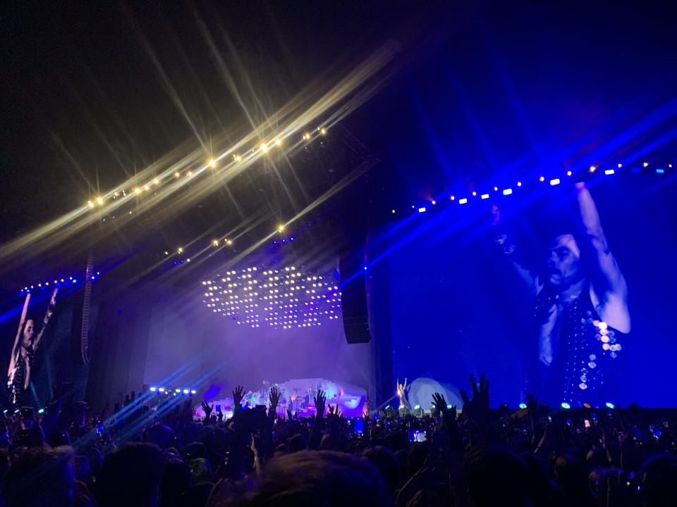 View of the Coachella Stage and surrounding area