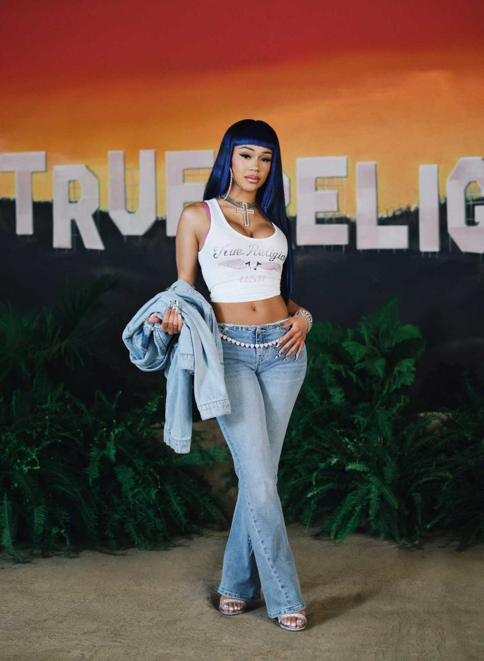 Saweetie x True Religion