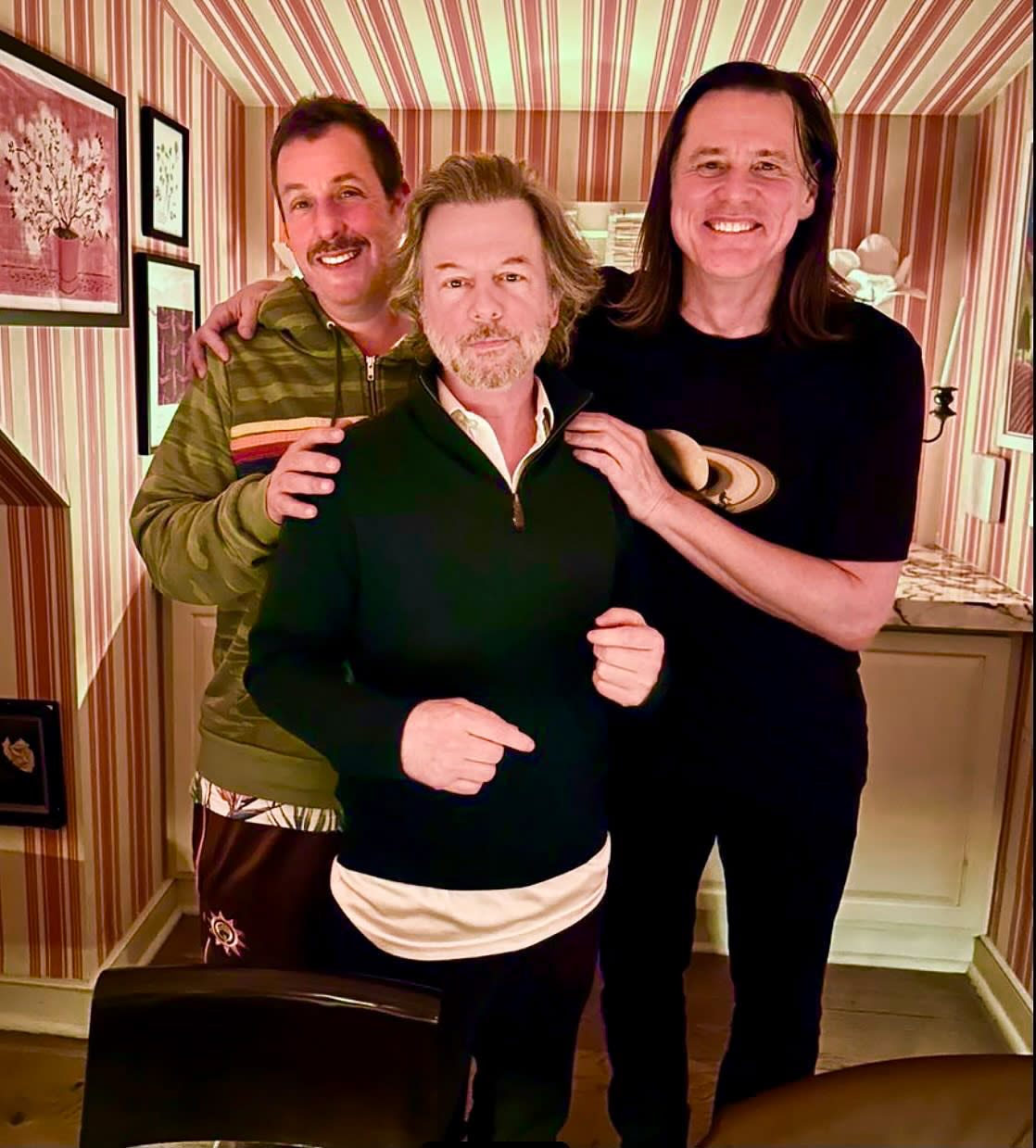 Adam Sandler, David Spade, Jimmy Kimmel and More Celebrate Jim Carrey’s Birthday: ‘The Laugh Supper’