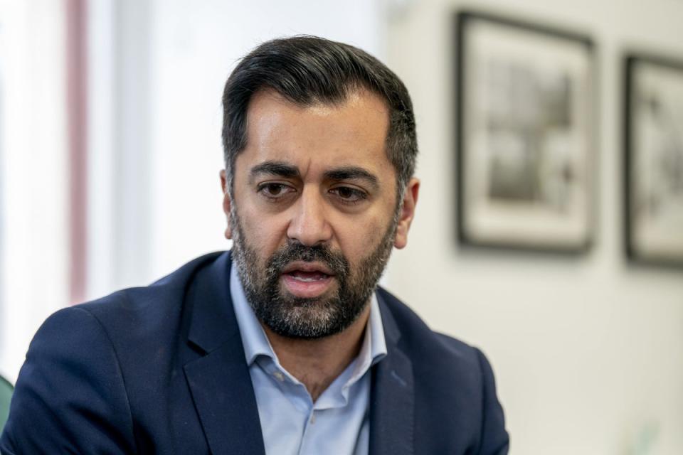 Humza Yousaf talked about the conflict between Israel and Hamas (PA)