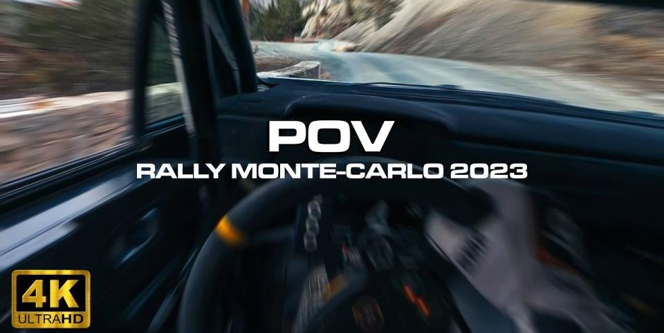 rally monte carlo onboard video