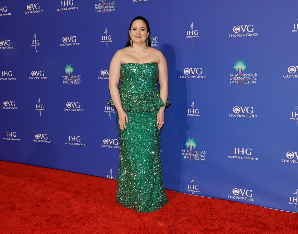 PALM SPRINGS, CALIFORNIA - JANUARY 04: Lily Gladstone attends the 2024 Palm Springs International Film Festival Film Awards at Palm Springs Convention Center on January 04, 2024 in Palm Springs, California. (Photo by Kevin Winter/Getty Images)