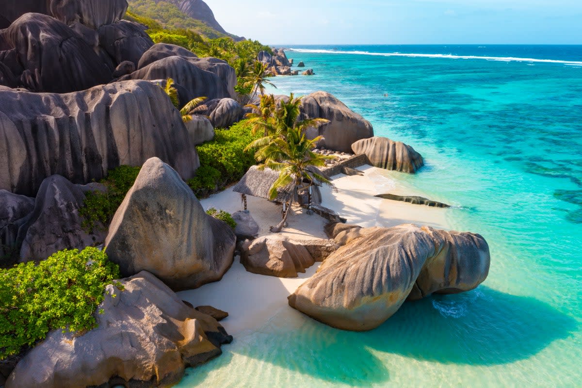 Coming in at number two, Anse Source D’Argent, the top pick for Seychelles (Getty Images/iStockphoto)