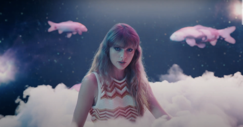 taylor swift and the koi fish