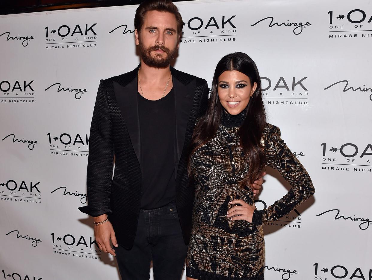 scott disick and kourtney kardashian