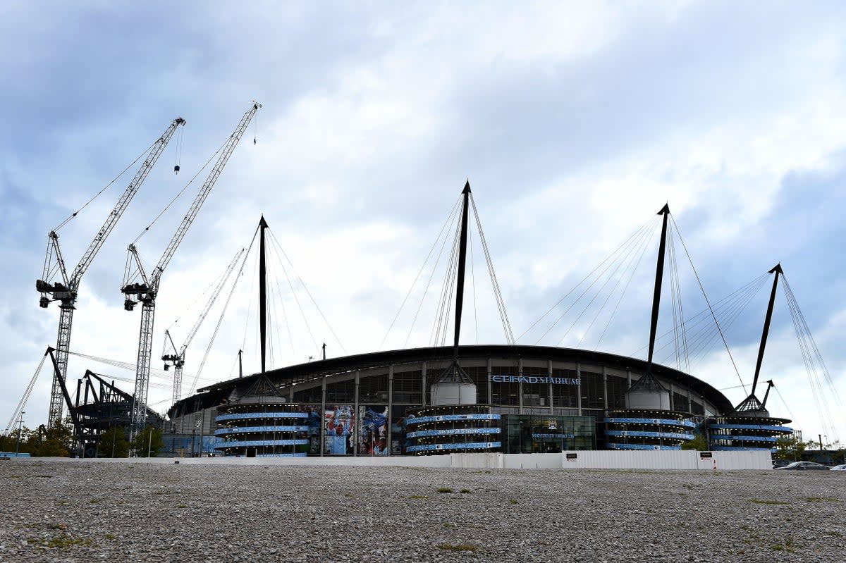 Manchester City’s owners have bought public land in the city stretching far beyond their Etihad stadium (Getty Images)
