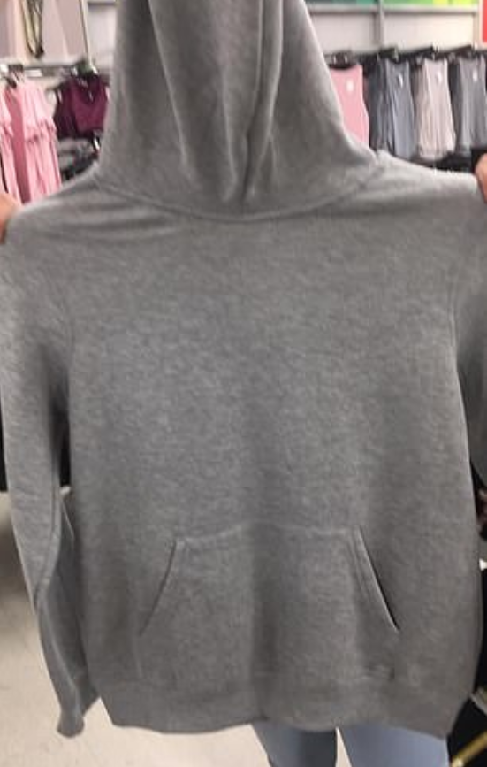 Kmart hoodie with wrong pockets