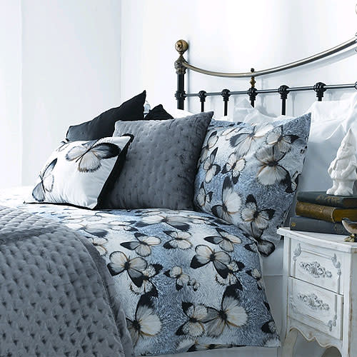 <b>‘All of a flutter’ duvet cover </b><br><br> To give a bedroom the wow factor, make sure the bed is the central focal point. These stunning butterflies make a real style statement and add a sense of movement and excitement to a scheme. Pick one or two colours from the design as accent colours on the wall and accessories to bring the look together. <br><br> <a href="http://www.johnlewis.com/343050/Product.aspx?source=46387" rel="nofollow noopener" target="_blank" data-ylk="slk:Double £85, John Lewis;elm:context_link;itc:0;sec:content-canvas" class="link "> Double £85, John Lewis </a>