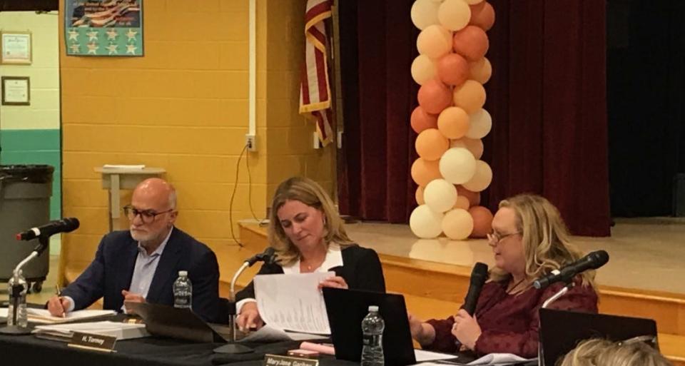 Colts Neck Board of Education considers a controversial transgender policy change at the Feb. 22, 2023, board meeting.