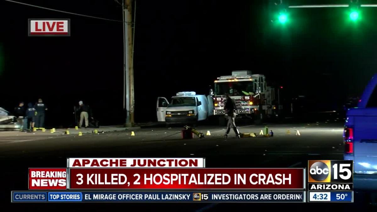 Three Killed Two Hospitalized After Crash In Apache Junction 4451